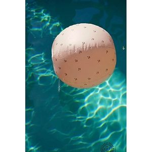 Детский надувной пляжный мяч "Cherry", пудровый, 40 см